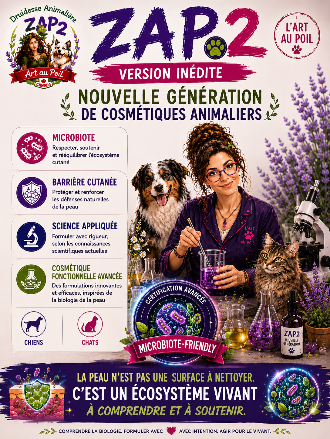 ZAP 2 inedit repenser la formulation de cosmétiques