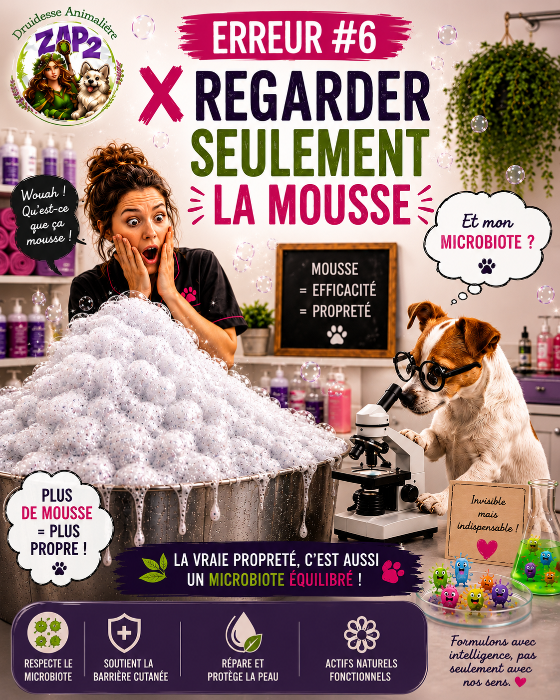 regarder mousse shampoing